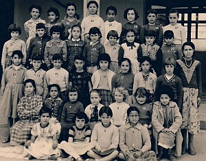 ECOLE PAUL BERT FILLES 1957 CE1 MME FERNANDEZ